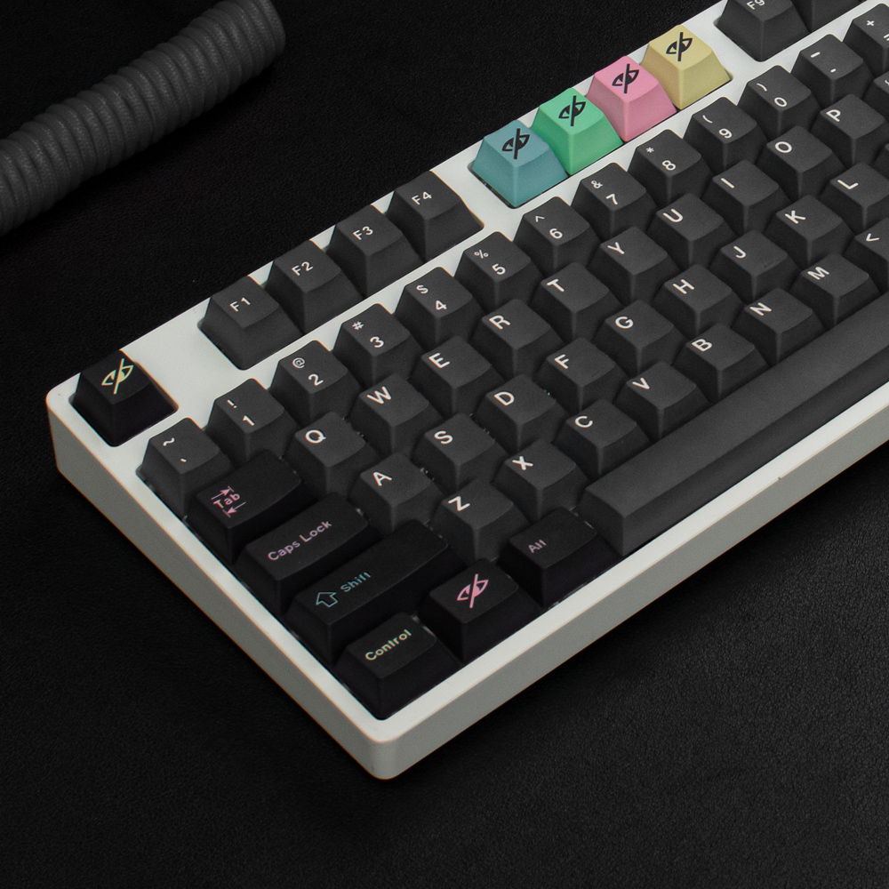 PBT 137 Keys GMK Copy Dracula Keycaps Cherry Profile Dye Sublimation Mechanical Keyboard Keycap For 7U Space Bar 1.75U 2U Shift