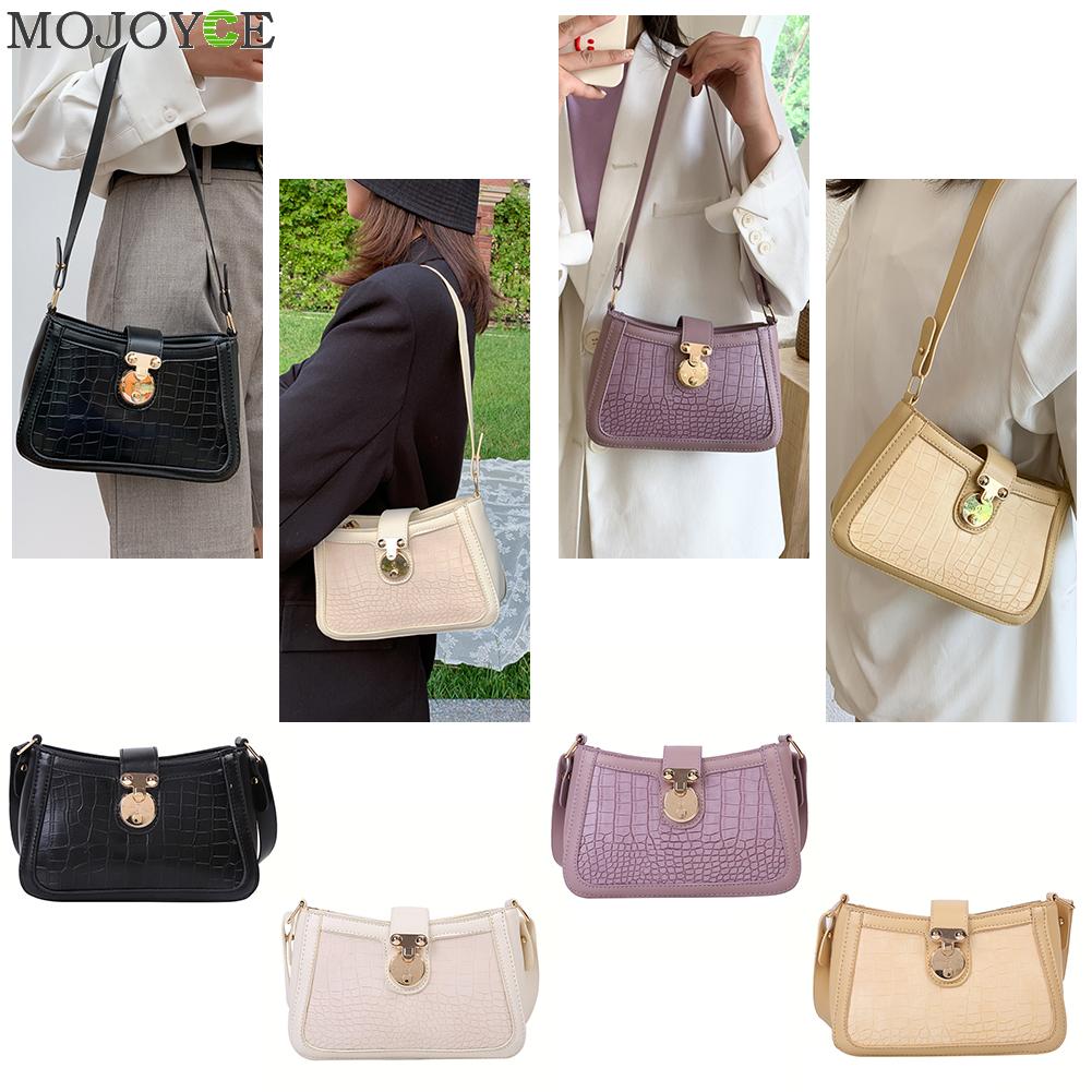 Lederen Crossbody Messenger Handtassen Vrouwen Pure Kleur Casual Hobo Schoudertassen Jeugd Dames Kleine Vierkante Tas