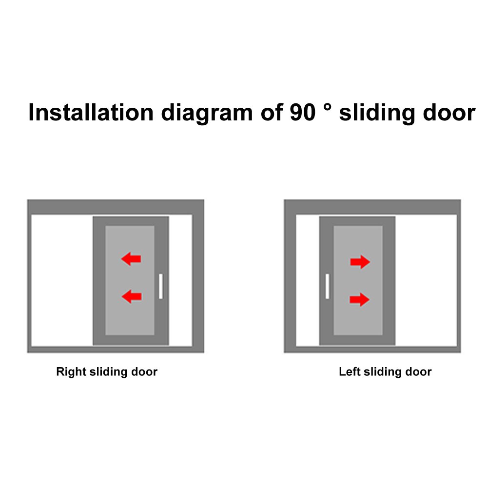 Stainless Steel Barn Door Lock Easy Install Bedroom Hasp 90 180 Degree Hardware