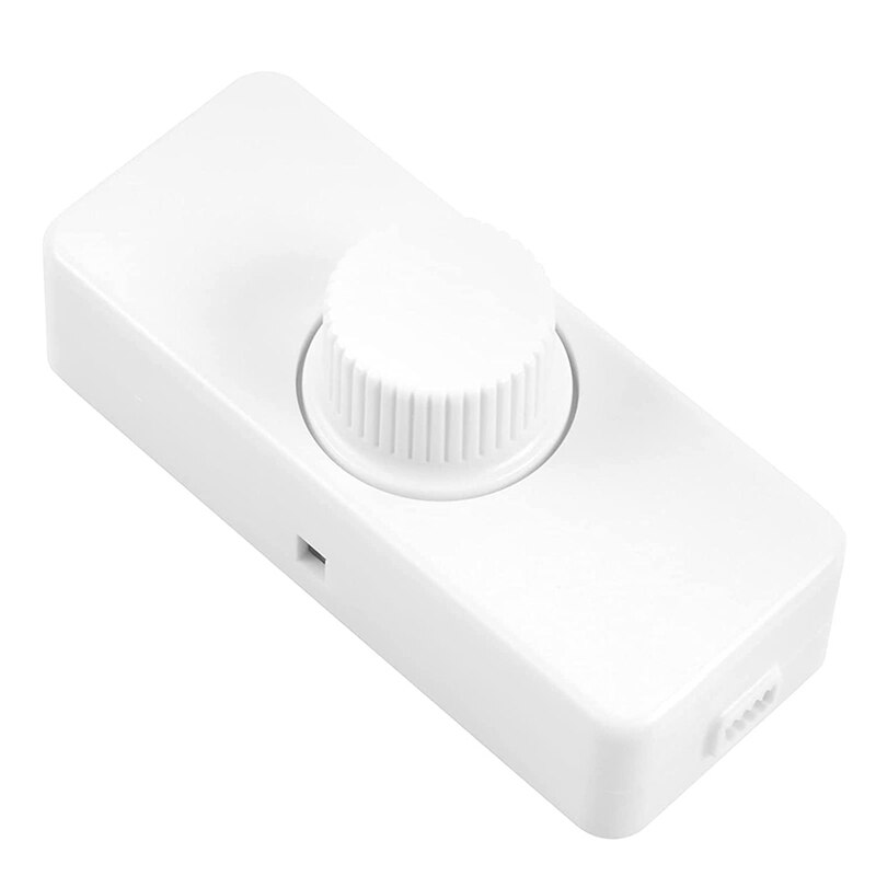 Inline LED Dimmer Switch, Built-In Rotary ON/OFF And Knob Control Dimmer For Dimmable 3-100W LED/Incandescent: Auburn