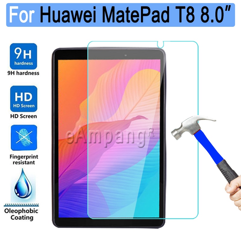 Gehard Glas Voor Huawei Matepad T8 KOB2-L09 KOB2-W09 Screen Protector 9H Hd 0.3Mm Tablet Krasbestendig Beschermfolie