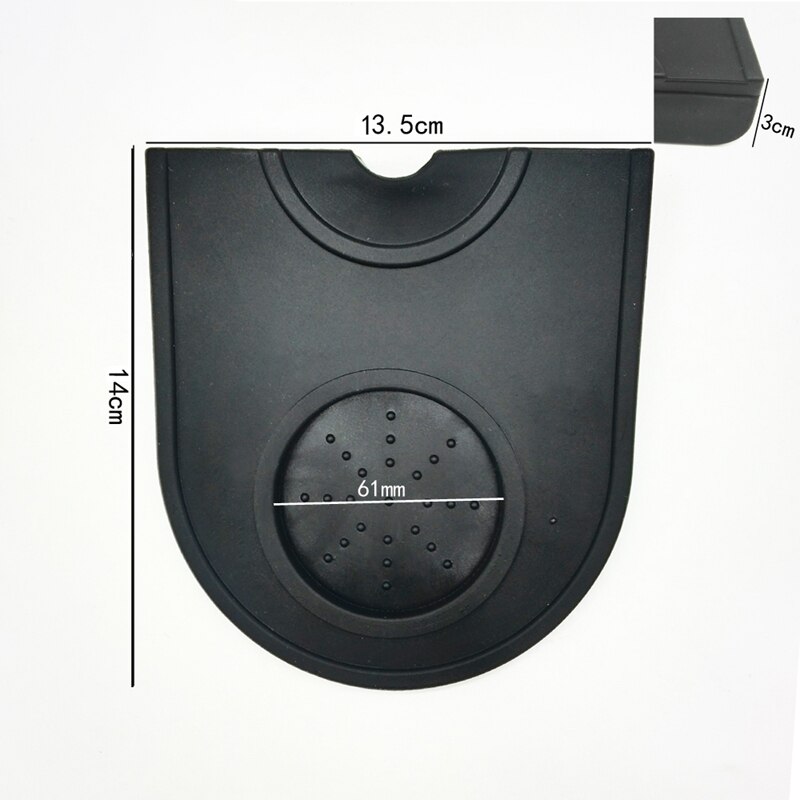 51mm koffie-tampermatten van siliconenrubber voor het knoeien van koffiezetapparaten