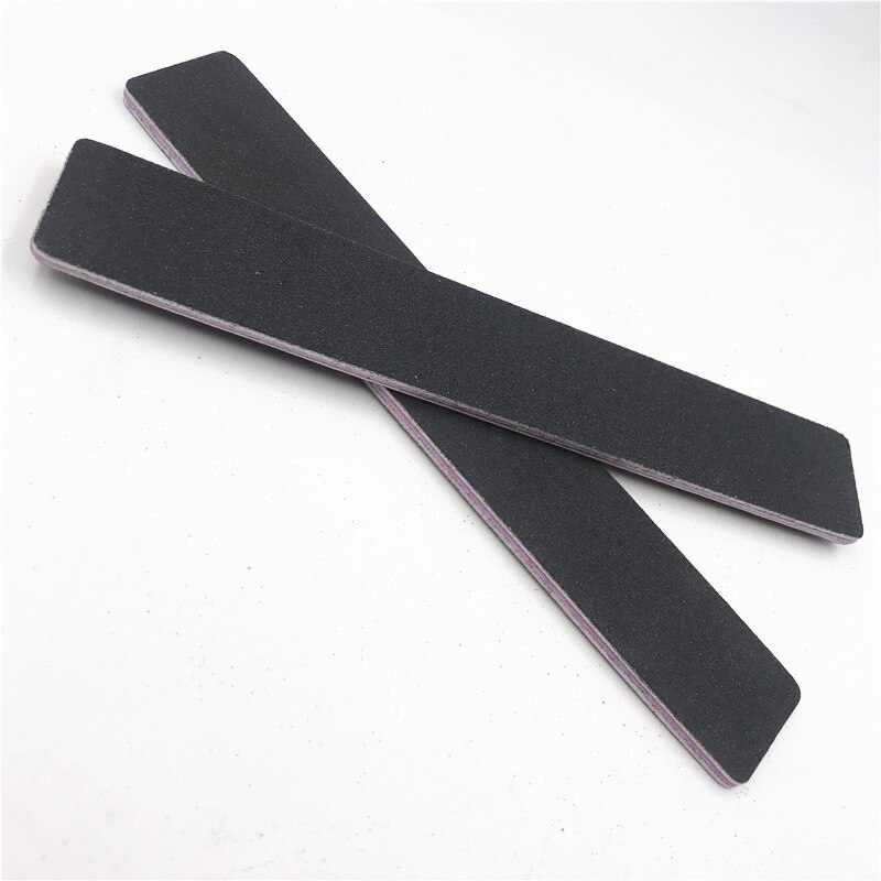 100/180 Nail Art Buffer File Black Square Nail Files Set 5pcs/set Block Sanding Pedicure Manicure Nail Care Makeup Tools
