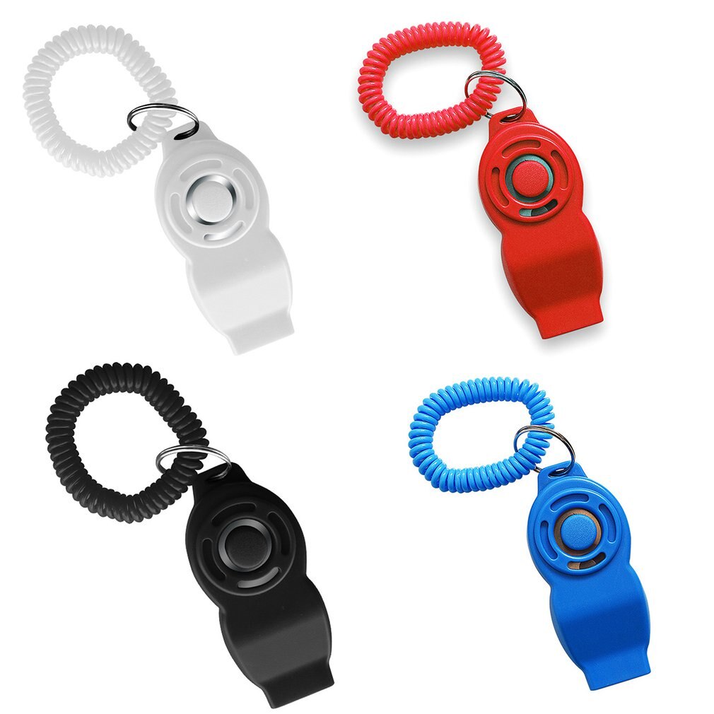 Eight Character Two In One Sound For Dog Training Pressure Whistle Multi-function Knob Pet Rattles Dog Ring Trainer