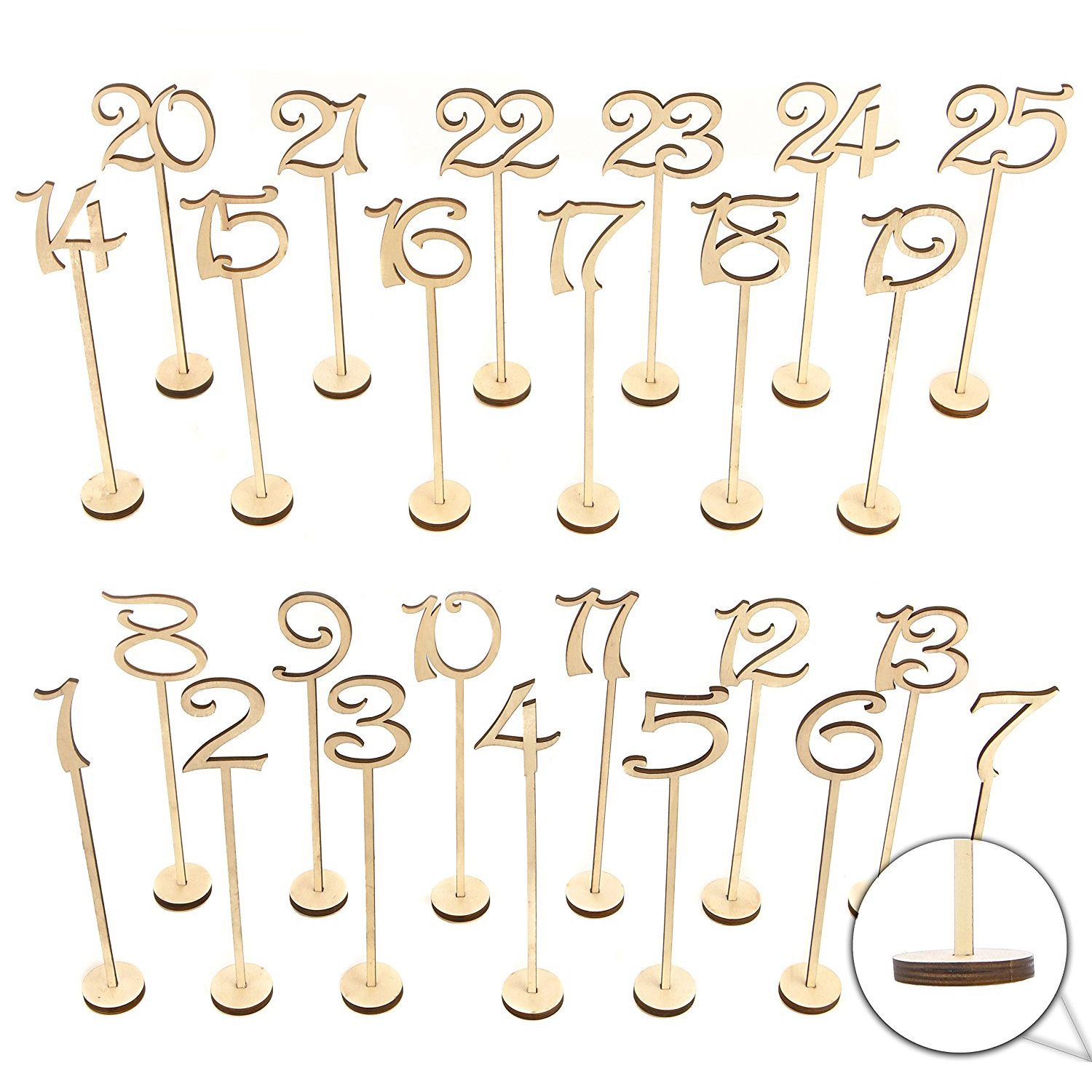 ALIM Wedding Table Number Table Cards Wedding Decoration Event Party Supplies Home Decoration