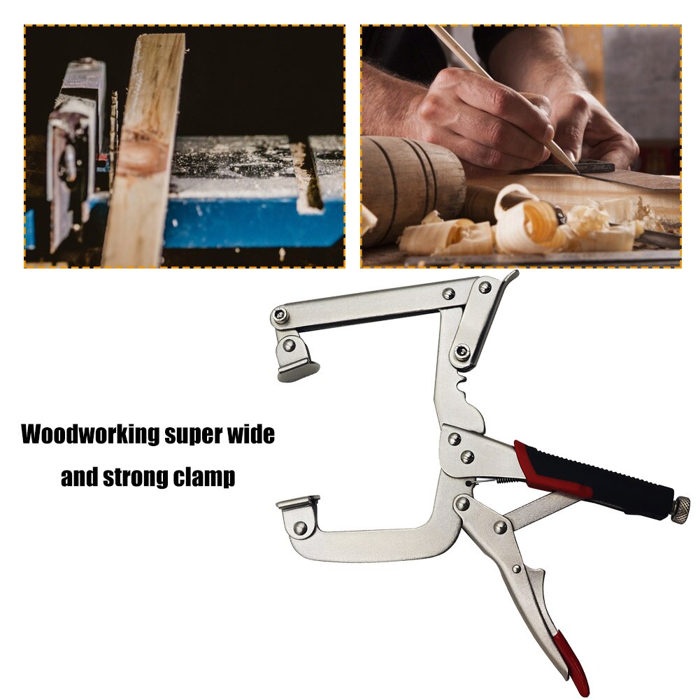 4 Gear Fix Vise Locking C Clamp Welding Clip Woodworking Pliers Locator