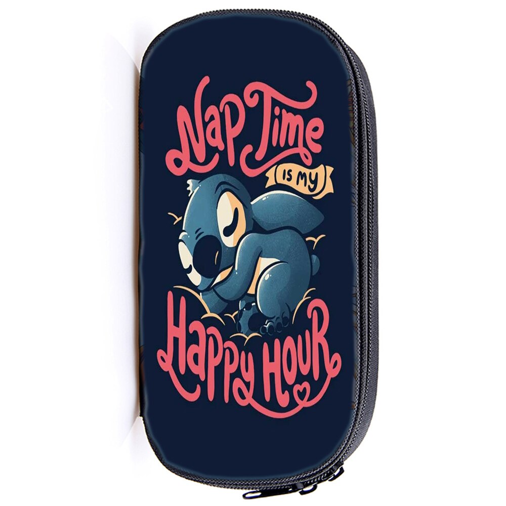 Stitch Eten Watermeloen Etui Jongen Meisje Briefpapier Zak Tieners Potlood Houder Kids Pen Zak Student Start School: 3