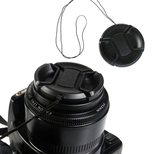 Slr Lens Cover 58 Mm Beschermhoes Voor Canon Ef-S 18-55 Mm Stm Lens