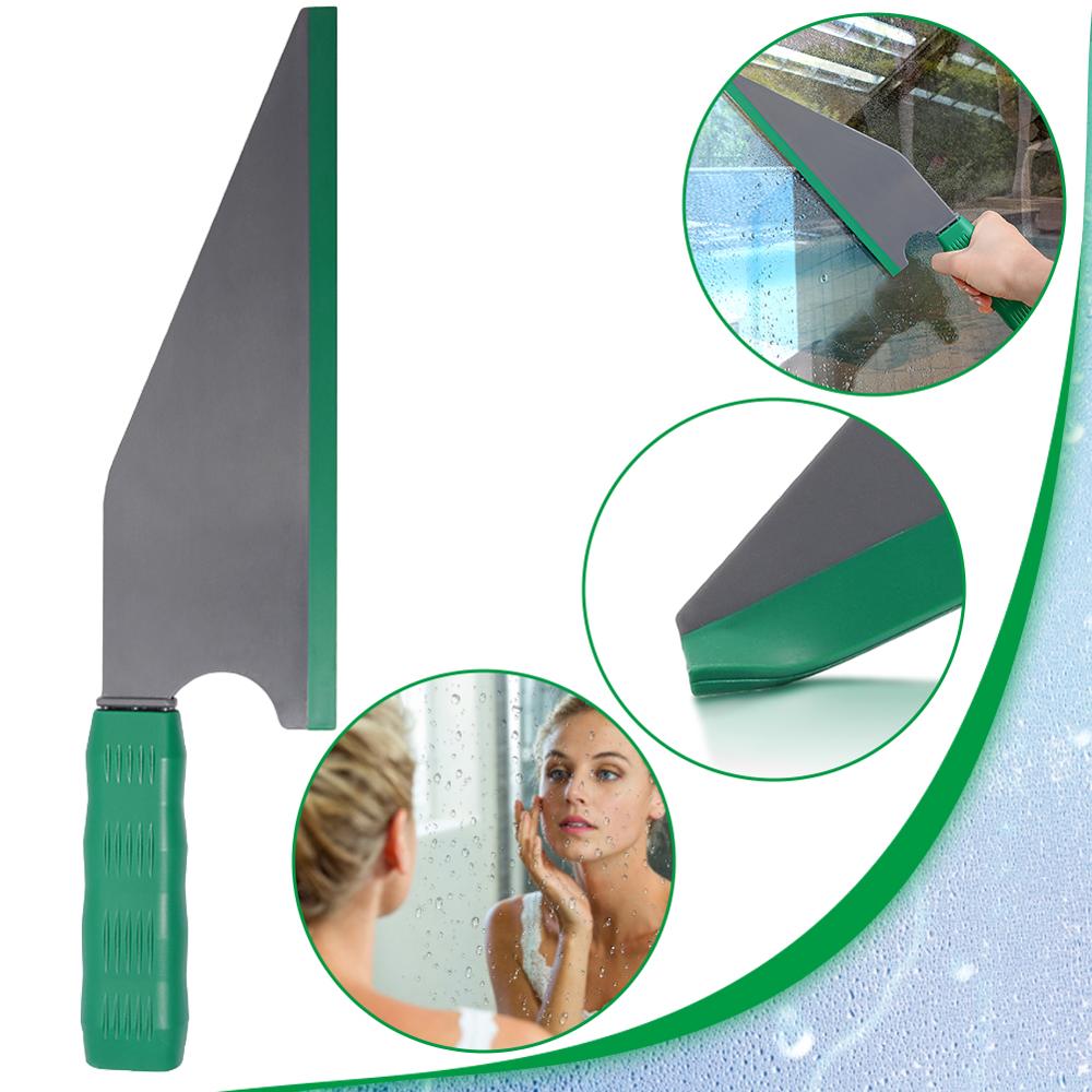 Escurridor de goma para limpieza de cristales de coche, espátula para envolver, espátula de plástico para eliminar el hielo y el agua, limpiador para el hogar, herramienta de mano