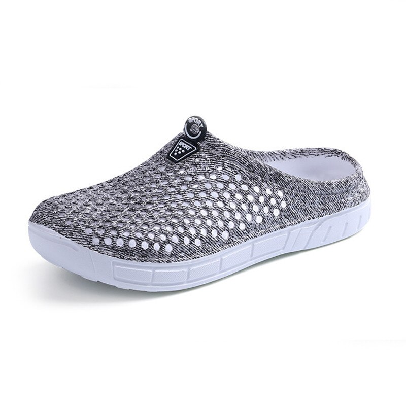 Women Leisure Fitness Shoes Women Light Breathable Summer Shoes Female Network Sports Toning Shoes Hollow Beach Shoes: gray / 6.5