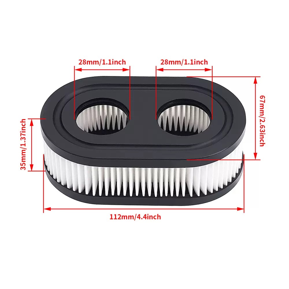 Air Filter 593260 798452 334404, Lawn Mower Replacement Filters For 4247 5432 5432k 09P702 500EX Series Engine