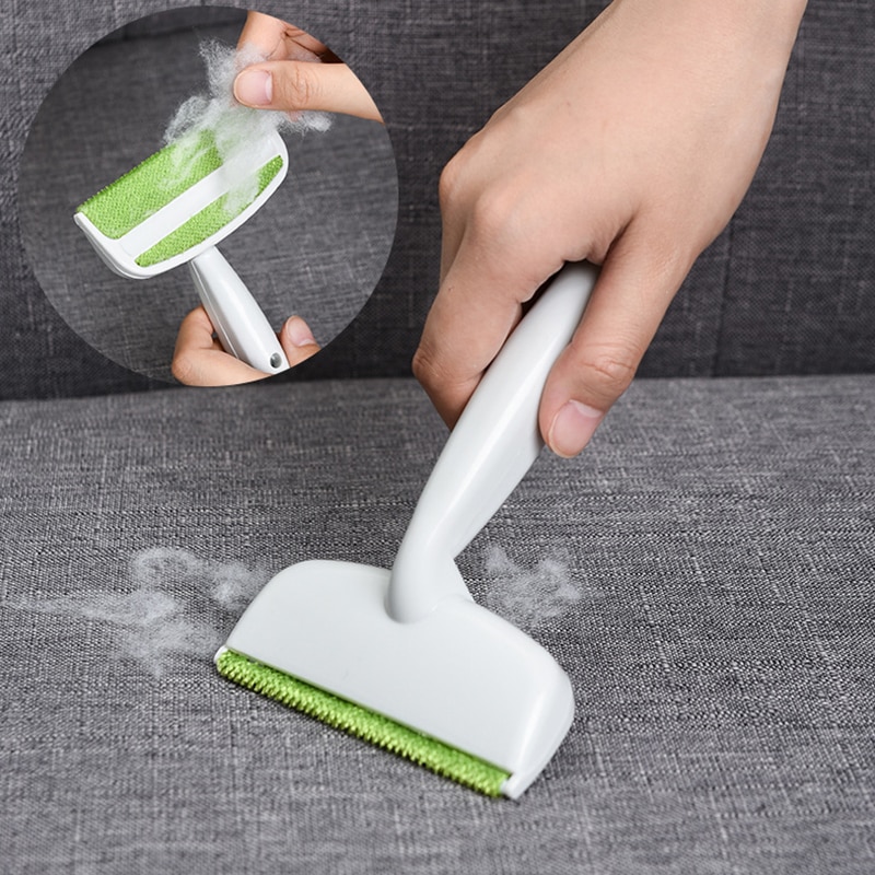 Reusable Dust Brush Fur Sofa Device Brushes Cleaning Clothes Remove Pet Hair Brush Remover Stick Cleaners Double-head