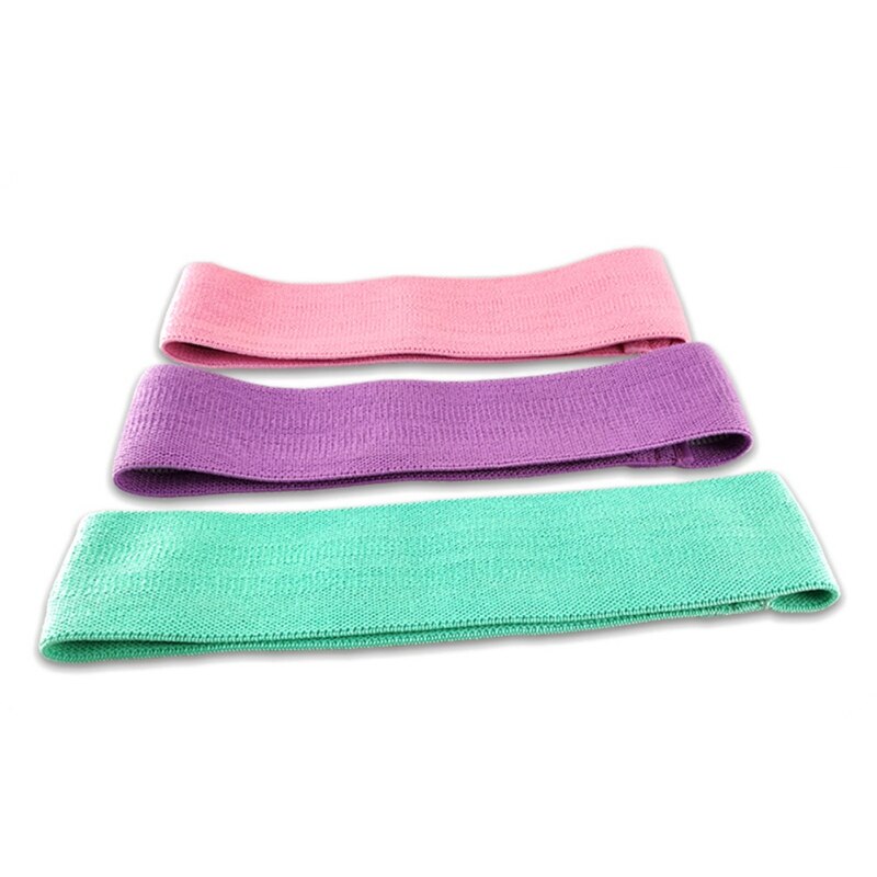 ! Resistance Bands Booty Hip Leg Exercise Elastic Training Fitness Workout No-Roll Up Circle Band Bands Gym Yoga Stretching