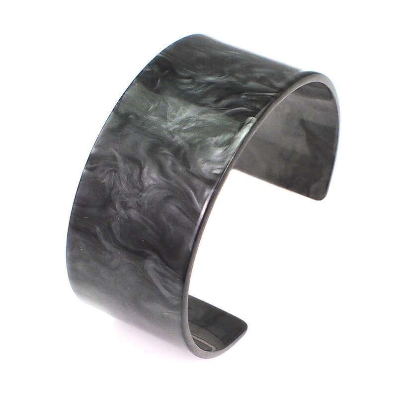 MANILAI Neue Leopard Harz Charme Manschette Armbänder Für Frauen Mehrfarbige Armbänder Armreifen Schmuck Zubehör