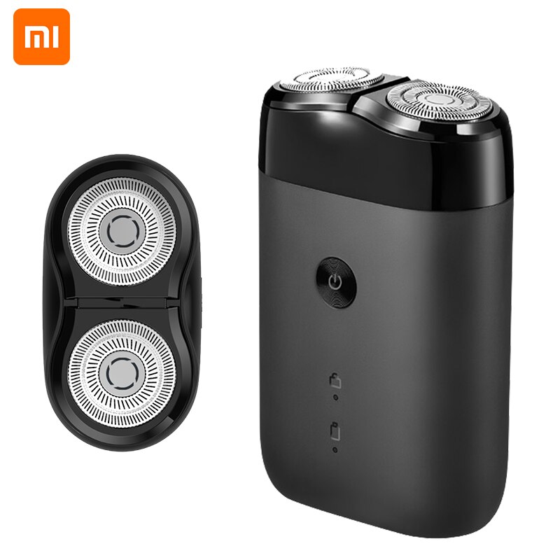 Xiaomi Mijia Electric Shaver Mini Razor Electric Beard Trimmer USB Rechargable Smart Beard Shaving Machine Floating Heads