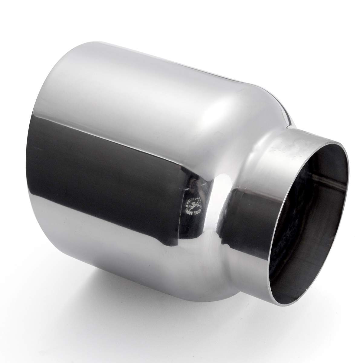 76Mm-101Mm Universele Auto Dual Wall Uitlaatdemper Pijp 3 "Inlaat 4" Uitlaat Auto Uitlaat tip Rvs Tail Tube