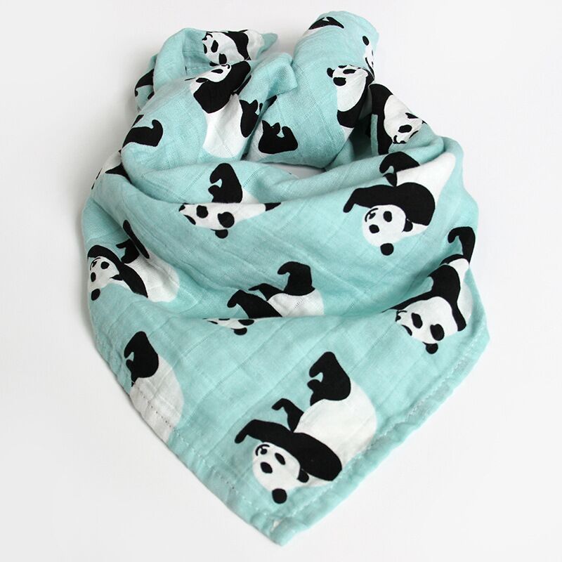 Baby Burp Doeken 3 stks/partij Biologisch katoen gaas Mousseline activiteit baby bib bandana Baby Slabbetjes zachte ademend Pasgeborenen Handdoek sjaal