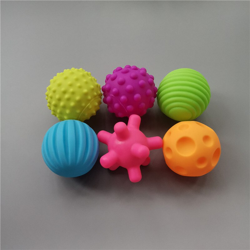 Baby Touch Hand Bal Speelgoed Rubber Geweven Touch Bal Hand Zintuiglijke Kinderen Bal Speelgoed Bad Hand Bal Speelgoed Voor Kinderen: Default Title