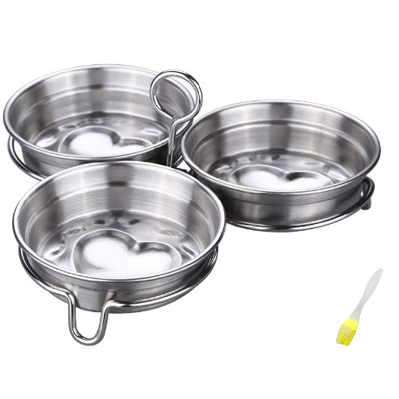 Stainless Steel Egg Poacher Egg Poachers Cooker Boiler Steamer for Home Kitchen Gadget: Default Title