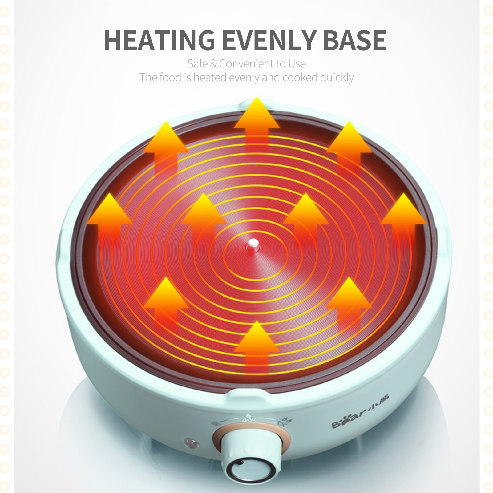 2.5Lt 220V Electric Po Electric Cooker Skillet Non-Stick Rapid Noodles Cooker with Lid for Steak Egg Fried Rice Ramen Soup