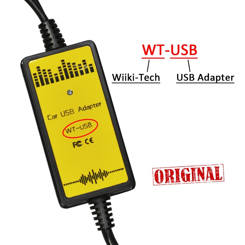 Auto USB AUX Audio Mp3 Adapter Cd-wisselaar Adapter voor Toyota Corolla (1998-2002), Corolla (Verso na 2004)
