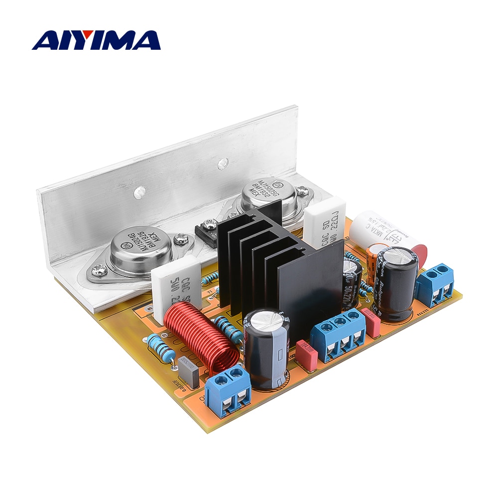 Aiyima upc 1342v eindversterkers 110w klasse ab mono versterker geluidsversterker op  mj15024g mj15025g buizen luidsprekerversterker diy