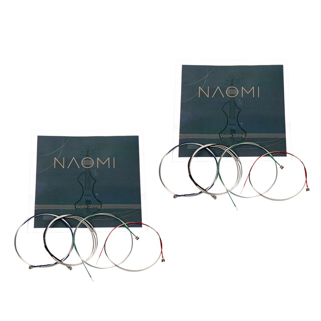 2 Full Set Violin Replacement Strings for 3/4 4/4 Size Violin Accessory
