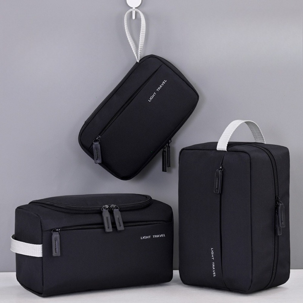 3-in-1 Travel Toiletry Bag for Men Oxford Toiletry Organizer Dopp Kit Water-resistant Shaving Bag Cosmetic Bag Makeup Organizer