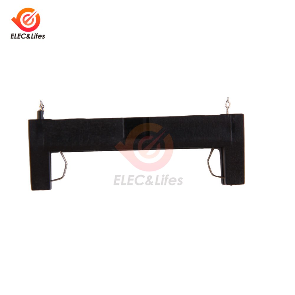 5Pcs DIY CR123 CR123A Lithium Battery Holder Case Box Clip Black for CR123A Li-ion battery socket holder