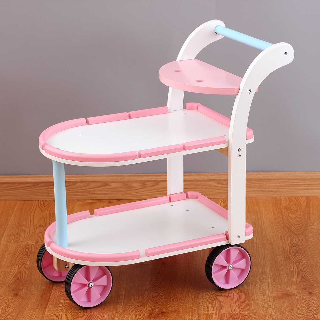 Cake Toy Set Kitchen Play House Simulation Kitchenware Cooking Donut Cake Cart Girl 3-6 Years Old