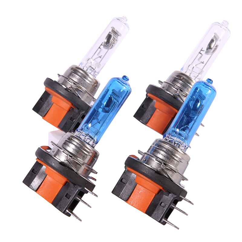 2pcs H15 12V 15/55W Halogen Bulb White Quartz Glass High Power Car Daytime Running Lights DRL Auto Fog Driving Lamp
