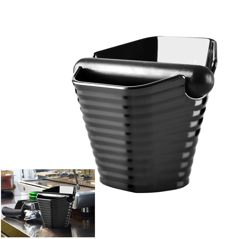 Coffee Grind Knock Box Coffee Powder Residue Bucket Waste Bin with Removable Detachable Bar Cafe Accessory