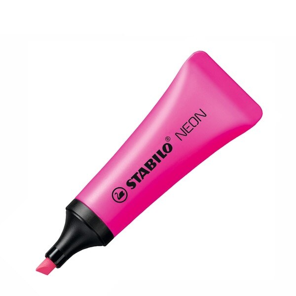Stabilo Neon- Farbe Textmarker Marker Stift, Nette Zahnpasta bilden, 2/5mm Meißel Spitze für Zeichnung Malerei Büro Arbeit Schule A6826: Rose
