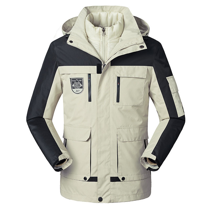 Winter Ski Jassen Mannen Outdoor Thermische Waterdicht Winddicht Snowboard Jassen Camping Trekking Wandelen Jas Sneeuw Skiën Jas: WHITE / XXL