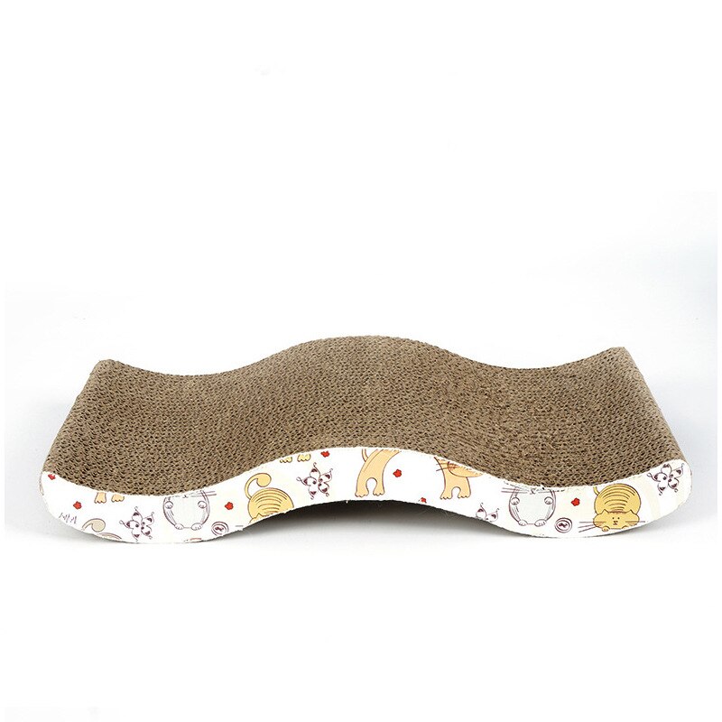 Large Cat Scraper Pet Products Kitten Scratching Protector Grind Claws High Density Corrugated Material Pierce Cat Paws
