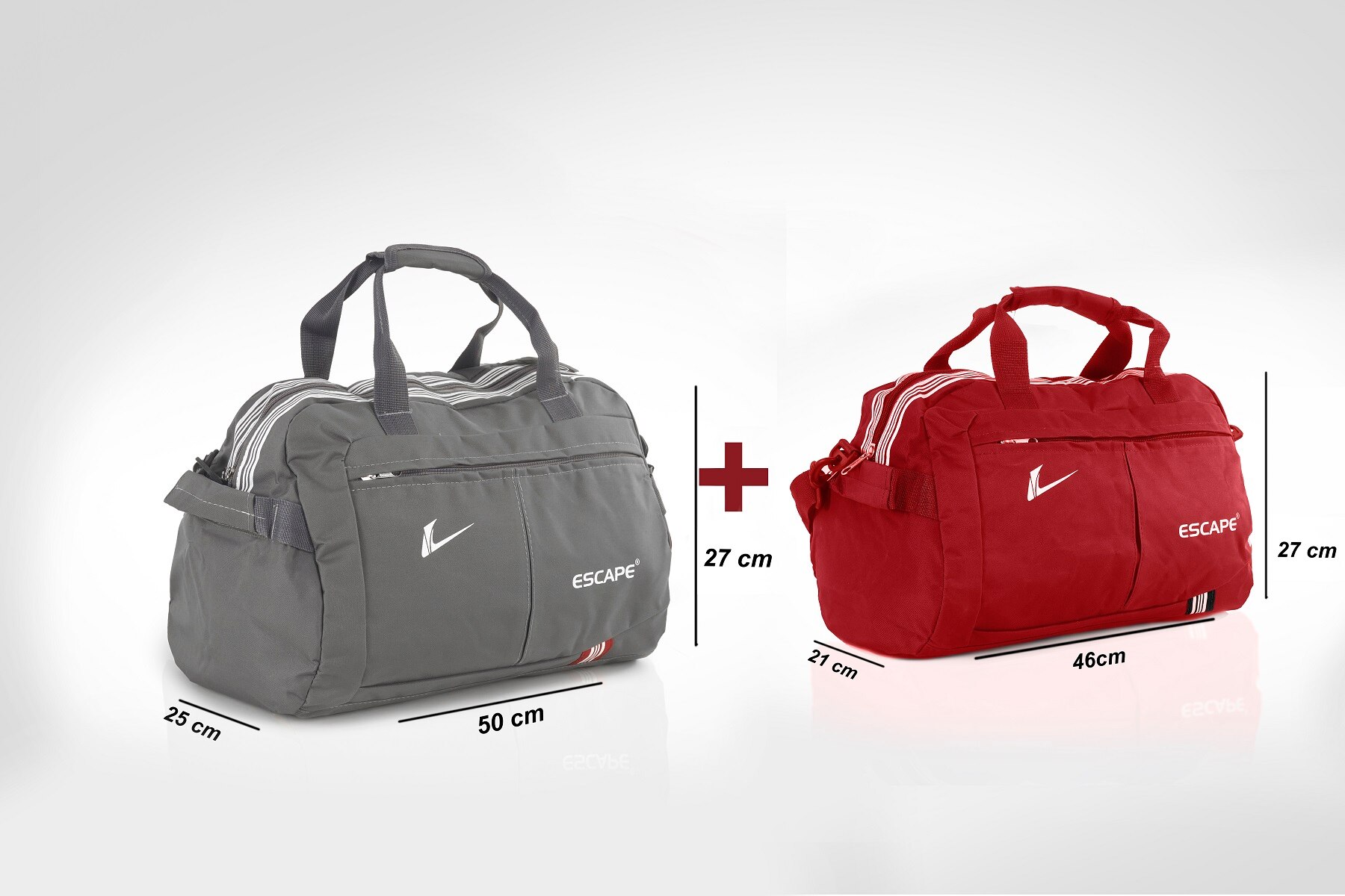 ESCAPE 112 + ESCAPE 111 Season Polyester Unisex Seyehat , Fitness and Sports Bags
