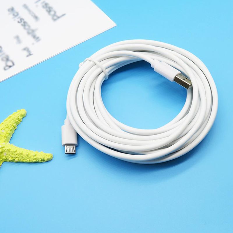 Q81F 8m Length Universal Micro USB Power Extension Cable with An-droid Interface for Wyze Cam Pan Xiao-mi Home Security Camera