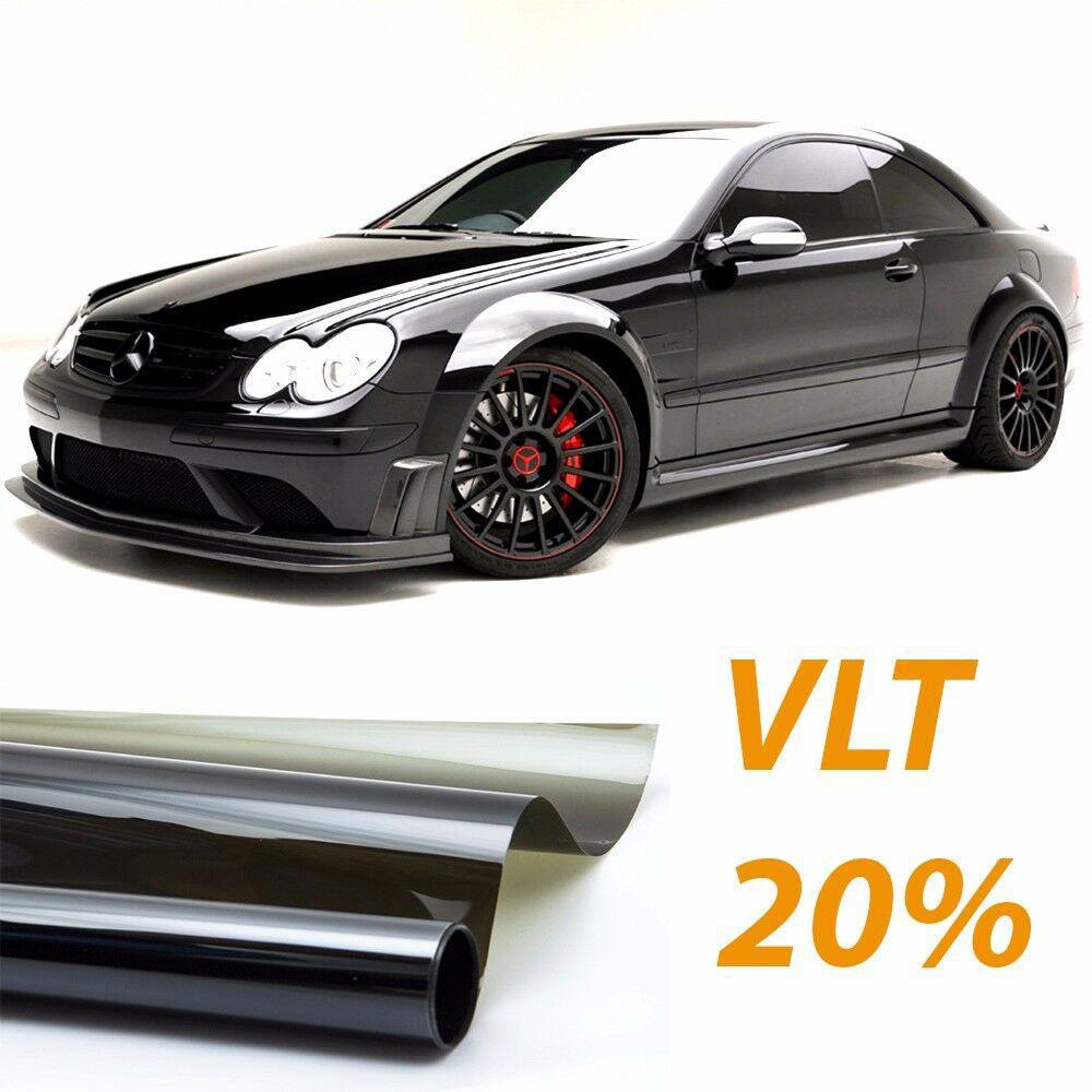50cm*300m Car Home Glass Window Tint Tinting Film Roll With Scraper For Side Window Anti UV Film Transmittance 5% 15% 35% 50%