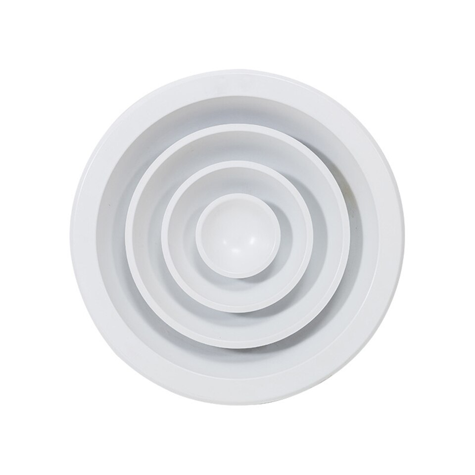 Round Diffuser Air Outlet Aluminum Central Air Conditioner Air Outlet Exhaust Vent Ceiling Wall