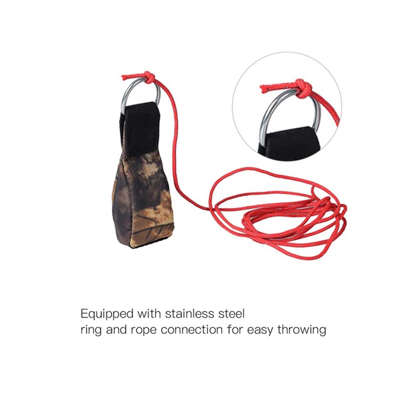 200/250g Tree Surgery Arborist Rock Climbing Throw Weight Bag Pouch Caving Rescue Safety Rope Throwing Bag