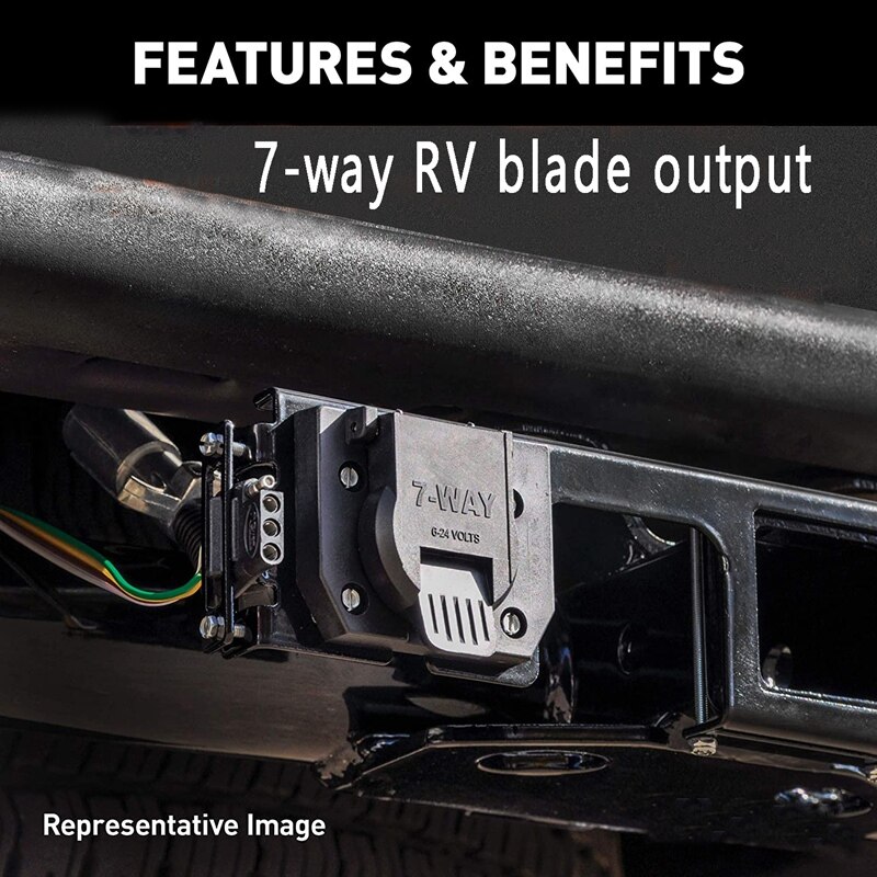7-Pin Trailer Wiring Harness 56431 Vehicle-Side Custom RV Blade Trailer Wiring Harness for Ford Ranger