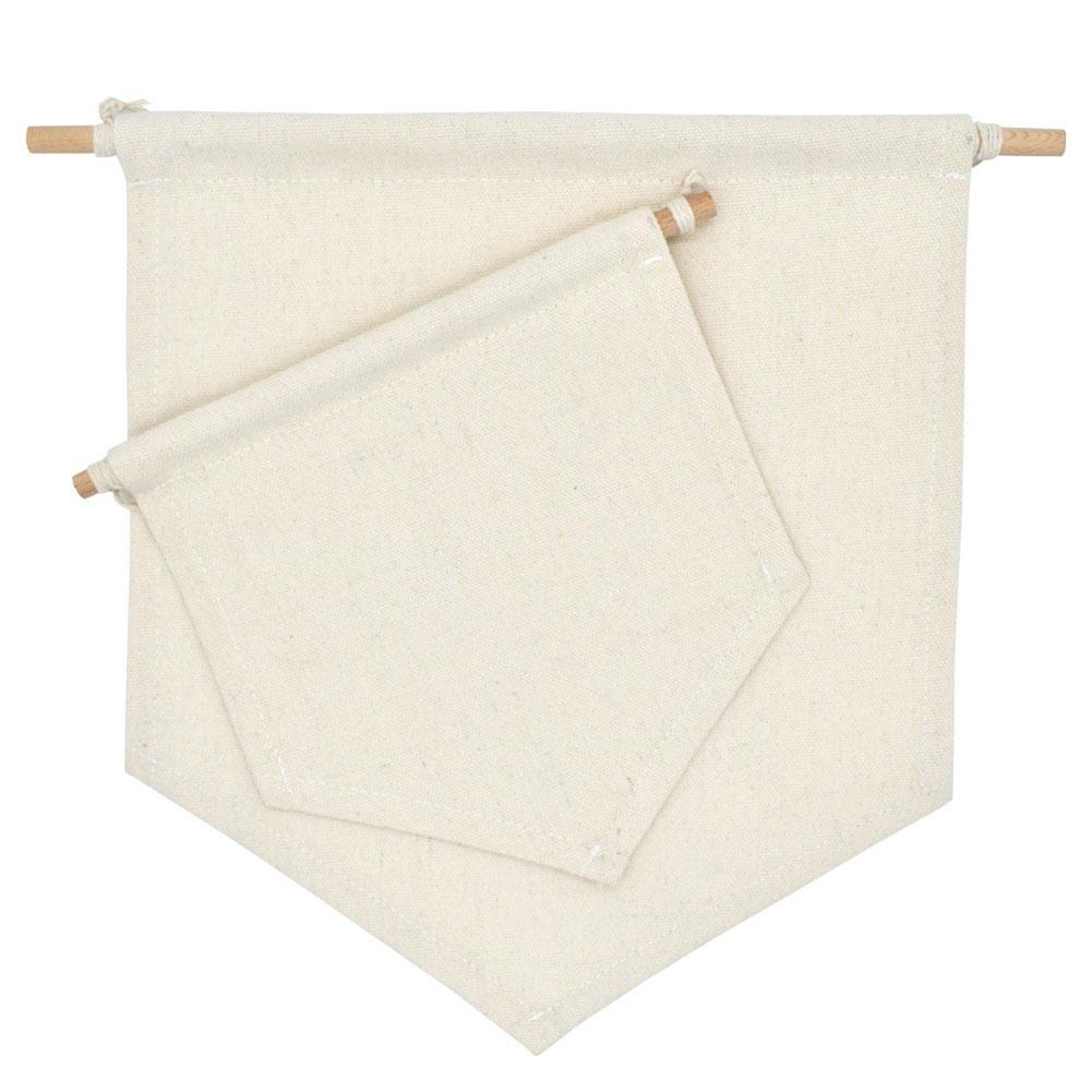 Nordisk blank bomulls brosj pin merkeholder holder hengende vegg vise banner flagg