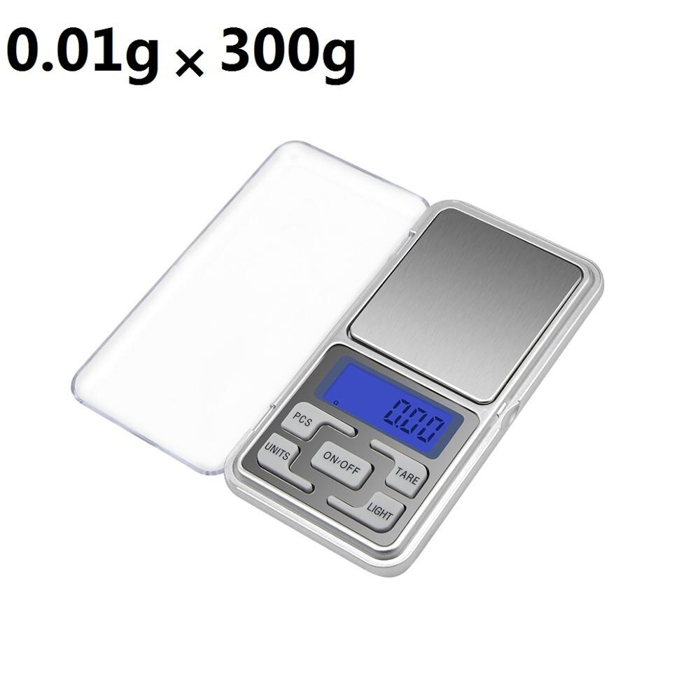 0.5/1/2/3/4/5/10 Kg× 1/0.1/0.01g balances de cuisine haute précision affichage numérique Balance électrique pour bijoux Balance cuisine pesage: A-0.01gX300g