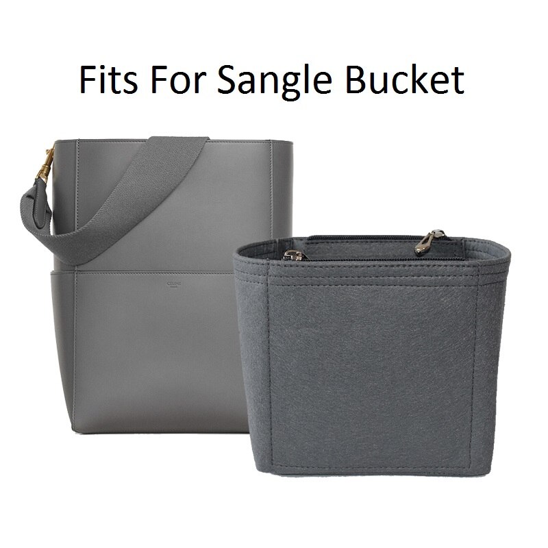 Fits For Sangle Bucket Girl Toiletry Storage Bags Felt Makeup Bag Organizer Insert Bag Organizer Insert Travel Cosmetic Bag