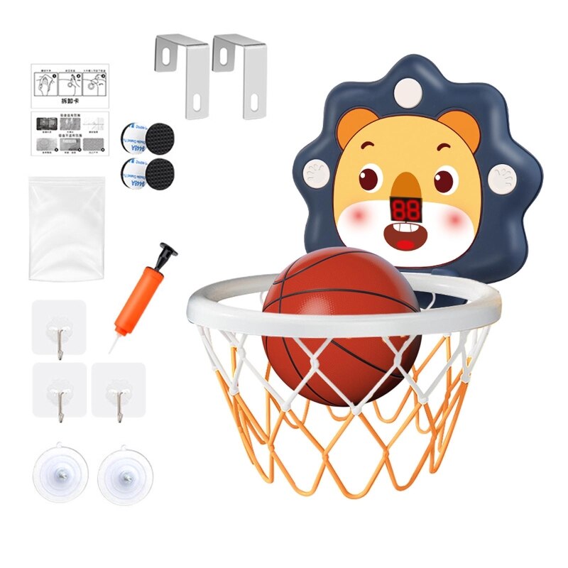 Mini Basketbal Hoepel Basketbal Stand Indoor Spel Met Opgeblazen Mand Bal &amp; Pomp Interactieve Speelgoed Speeltoestel Voor Peuter G2AE