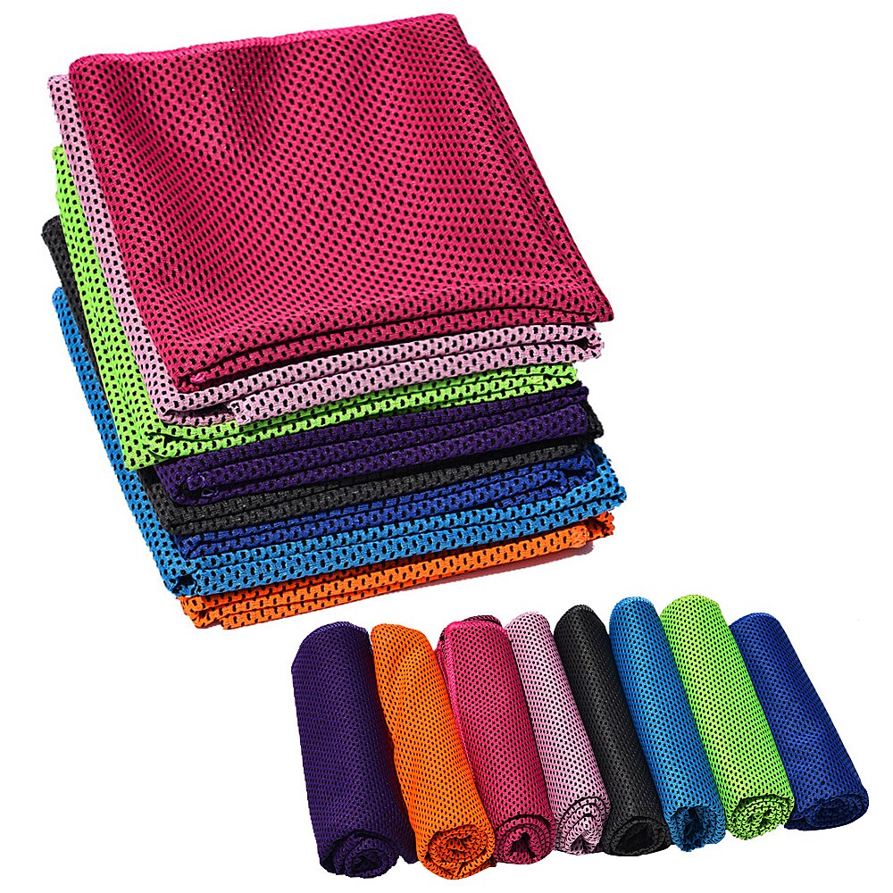 2 Pack Cooling Handdoek Zachte Ademende Reizen Ijs Handdoek Voor Gym Fitness Workout Yoga Sport Running Camping Wandelen