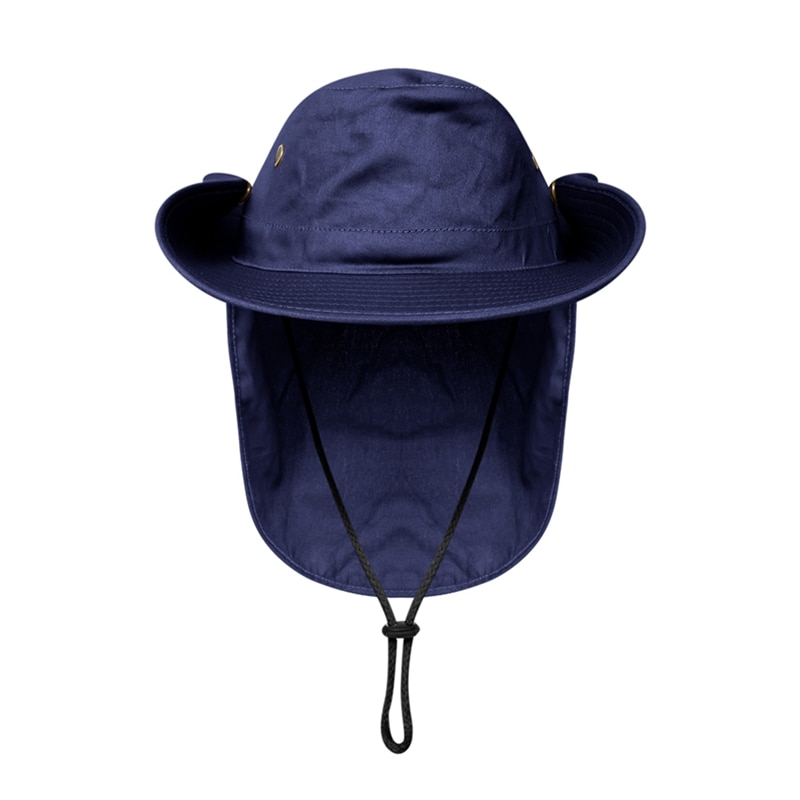 Gorro con solapa para exteriores, parasol portátil Anti-sudor, funda para el cuello, sombrero para el sol, accesorios de ropa deportiva con correa para la barbilla