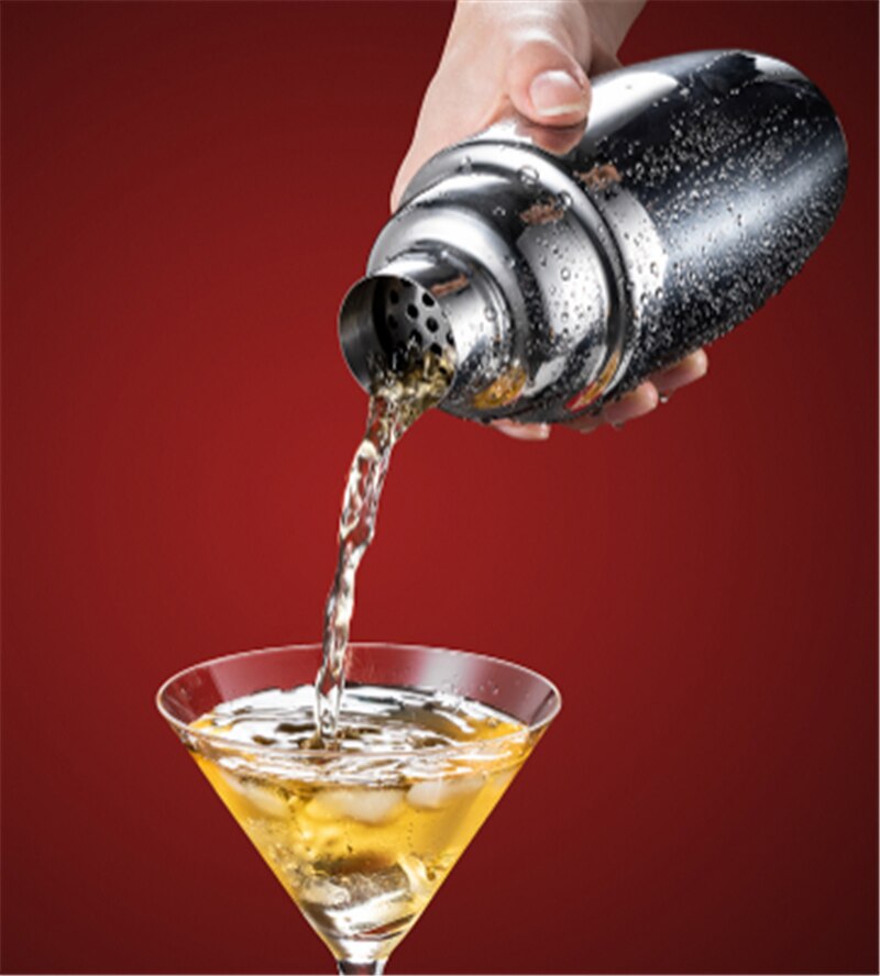 Stainless steel cocktail shaker thickened Shaker cup shake cup bar tool milk tea set mixer bar supplies kitchen accessories