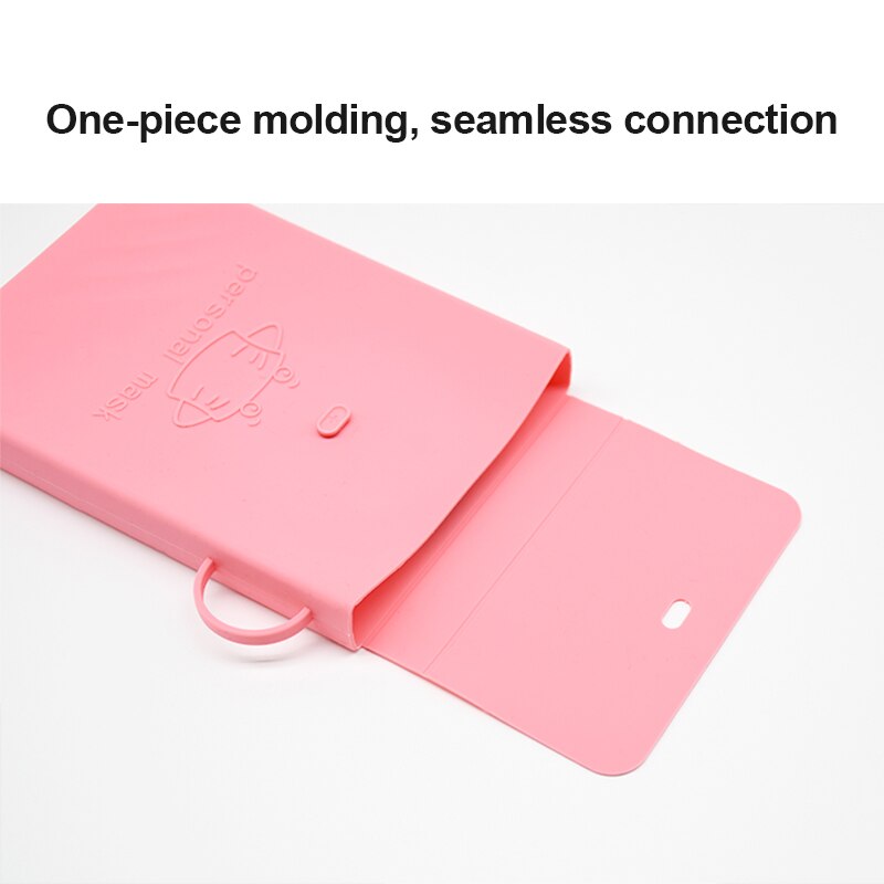 5 Colors High Baby Storage Mask Storage Bag Compact Portable Dustproof Cartoon Series Can Reused