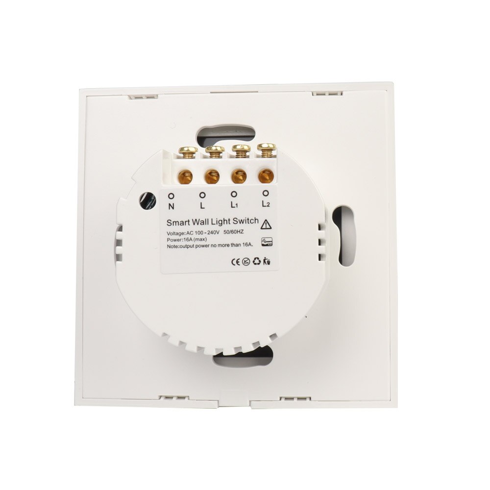 Z-wave Plus Wall Light Switch 2CH Gang Home Automation Z Wave Wireless Smart Remote Control Light Switch NAS-SC02ZE